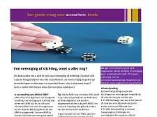 Een vereniging of stichting, weet u alles nog?